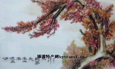 手指玻璃反画