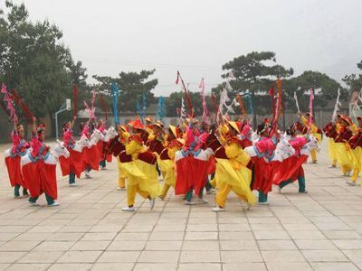 沙峪村竹马